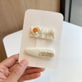 Pikkukuva 2 / 10: 2 kpl / set Kangas Barrettes BB Clips 2 2 2