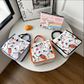 Miniatyrbilde 6 av 10: Tote Bag Lunsjpose 2 2 2