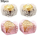 Miniatyrbillede 6 af 10: 50 stk Chokoladebakke Papir Chokolade Slikkopper SORT SORT Black