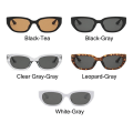 Miniatyrbilde 3 av 10: Cat Eye Solbriller Retro Shades LEOPARD-GRÅ LEOPARD-GRÅ Leopard-Gray
