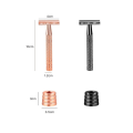 Pikkukuva 2 / 10: Double Edge Safety Razor Naisten Parranajokone ROSE GOLD SET1 SET1 rose gold set1-set1
