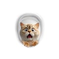 Miniatyrbillede 1 af 10: 3D Cat Toilet Stickers Livlige dyredekaler 2 2 2