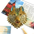 Miniatyrbillede 3 af 5: 3D Ulvehoved Dyr Silikone Resin Forme Store Dyr Resin