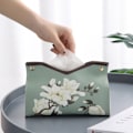 Miniatyrbillede 5 af 9: Tissue Box Floral Paint Tissue Box C C C
