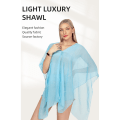 Miniatyrbilde 6 av 10: Sjal Skjerf Beach Cover Up HVIT White