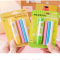 Miniatyrbillede 6 af 6: Udskiftelig Pen Shape Rubber Eraser Sød brevpapir nyhed Color Random