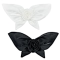Pikkukuva 2 / 10: Bow Fabric Patch Flower Kangastarra MUSTA Black