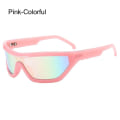 Pikkukuva 1 / 10: Wrap Around aurinkolasit Naisten aurinkolasit PINK-VÄRI Pink-Colorful