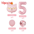 Pikkukuva 2 / 10: 10 kpl/ set Syntymäpäivänumeropallot Jumbo Numeropallo 2 2 2