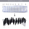 Miniatyrbillede 8 af 8: Clipper Guard Holder Clipper Comb Case 1 1 1