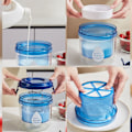 Miniatyrbilde 3 av 10: Yoghurtsil Whey Separator Food Mesh Sil
