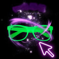 Pikkukuva 9 / 10: 5kpl Luminous Glasses Glow Glasses ROSE RED SQUARE SQUARE rose red square-square