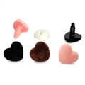 Miniatyrbilde 7 av 10: 10stk Triangle Nose Safety Parts SORT 18MM Black 18mm