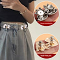 Miniatyrbillede 7 af 10: Jeansknapper No-Sying Metalknap SORT SNEGLE SNEGLE black snails-snails