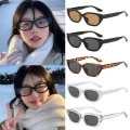 Miniatyrbilde 6 av 10: Cat Eye Solbriller Retro Shades LEOPARD-GRÅ LEOPARD-GRÅ Leopard-Gray