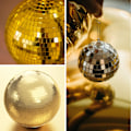 Miniatyrbillede 3 af 9: Mosaik Fliser Disco Fliser GULD 3200STK 3200STK gold 3200pcs-3200pcs