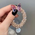 Miniatyrbild 1 av 10: Crystal Butterfly Hårrep Resår Hårband FÄRG 2 FÄRG 2 Color 2