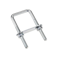 Miniatyrbillede 1 af 4: Firkantede U-bolte Rammeplade runde skiver M8X40X100mm