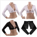 Miniatyrbilde 3 av 9: Mesh bryststøtte Topp Navleeksponert Langermet SORT XL Black XL