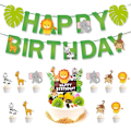 Miniatyrbild 1 av 10: Grattis på födelsedagen för hängande papper för banderoll TRE SET STIL 2 Three sets style 2