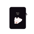 Miniatyrbillede 1 af 10: Tabletæske Håndholdte opbevaringstasker SORT KANIN SORT KANIN Black Rabbit