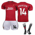 Miniatyrbillede 1 af 2: 23-24 Manchester United Hjemmefodboldtrøje Børnetrøje Nr. 14 Eriksen 16