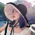 Miniatyrbillede 5 af 10: Bucket Hat Beach Cap SORT Black