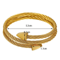 Miniatyrbillede 2 af 10: Lymfedrænage magnetiske armbånd Crainoc Titaniumion Osimium Gold