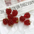 Miniatyrbillede 3 af 6: 1 stk 3D Charms Grape Pendant Frugt Vedhæng PINK 1 STK 1 STK Pink 1Pcs-1Pcs