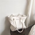 Miniatyrbillede 6 af 10: Simpel skuldertaske Messenger taske SORT black