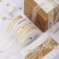 Pikkukuva 4 / 10: Gold Heart Sheer Ribbon Lumilanka Nauha G G G