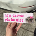 Miniatyrbild 4 av 10: 10st Nice Driver Car Sticker Självhäftande Learner Driver A-10PCS