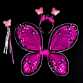 Pikkukuva 1 / 10: Lasten pukurekvisiitta Butterfly Wings setit ROSE 3PCS/ SET Rose 3Pcs/set-3Pcs/set