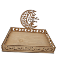 Miniatyrbilde 1 av 8: Eid Mubarak Måne- og Stjernebrett Ramadan Kareem Matbeholder 6 6