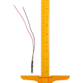 Pikkukuva 9 / 10: 10 kpl valmiiksi johdotetut LED LED-valot lähettävät diodit KELTAINEN 10mm 10mm yellow 10mm-10mm