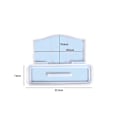 Miniatyrbillede 1 af 10: Fotorammeform Billedramme Silikoneform F F F