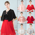 Miniatyrbillede 2 af 10: Blonde sjal Bryllup Cape SORT Black