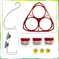 Pikkukuva 2 / 10: Hummingbird Feeder Humming Bird Feeder 3KPL/ SET 3KPL/ SET 3Pcs/Set
