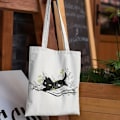 Pikkukuva 3 / 4: Canvas Tote Bag Ostoskäsilaukku Olkalaukku