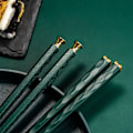 Pikkukuva 7 / 9: Alloy Chopsticks Japanilaisen keittiön syömäpuikot RED Red