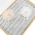Miniatyrbilde 5 av 10: Camellia Dekorasjon Blomst Cloth Sticker APRIKOS Apricot