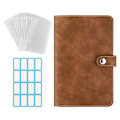 Miniatyrbillede 1 af 9: Notesbog Budgetbinder BRUN Brown