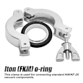 Pikkukuva 6 / 8: KF25 alumiinipuristin O TYYPPI Keskitysrengas 2kpl 2kpl 2PCS