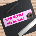 Miniatyrbild 7 av 10: 10st Nice Driver Car Sticker Självhäftande Learner Driver C-10PCS
