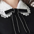 Pikkukuva 5 / 5: Cross Bowtie Shirt Solmio Velvet Rintaneula Pukutarvikkeet