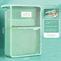 Miniatyrbillede 3 af 10: Mesh lynlås pose taske Transparent fil taske FARVE 4 FARVE 4 Color 4