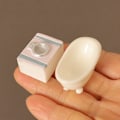 Miniatyrbillede 9 af 10: Dukkehus Mini Toilet Resin Toilet 3 3 3
