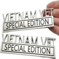 Miniatyrbilde 3 av 5: 2 STK Vietnam Vet Special Edition Emblem 3D-brevbildekor