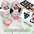 Miniatyrbild 6 av 9: 1Set baby kort med hög kontrast 3-6 MÅNADER 3-6 MÅNADER 3-6 Months