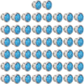Miniatyrbillede 1 af 5: Blå turkis Rapid Nitter Studs Lædertilbehør